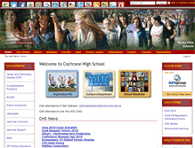 Tablet Screenshot of cochrane.rockyview.ab.ca